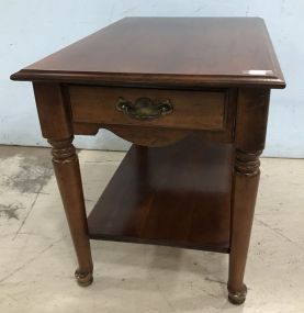 Cherry Two Tier Side Table