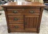 Vintage Oak Wash Stand