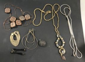 Group of Necklaces and Earrings