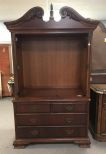 Antique Reproduction TV Armoire