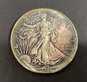 1986 American Eagle Silver Dollar