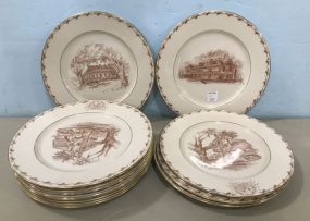 Gorham Louisiana Collection Bicentennial Series Plates
