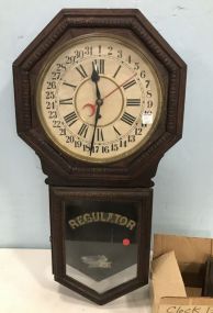 Antique Regulator Wall Clock