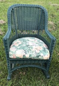 Wicker Resin Patio Rocker