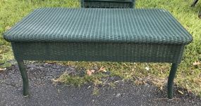 Wicker Resin Patio Coffee Table