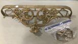 Gold Gilt Ornate Wall Shelf