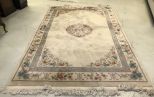 Chinese High Pile Woo 6' x 9' Area Rug