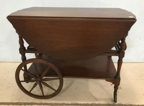 Mahogany Serving Tea Cart