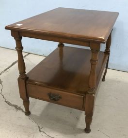 Cherry Two Tier Side Table