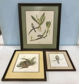 Three Ray Harm Signed Lithographs