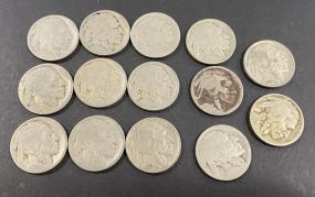 14 Buffalo Nickels