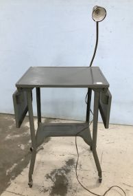 Vintage Metal Work Table