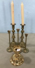 Brass Candle Sticks and Holders