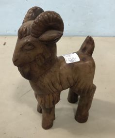 Alabaster Billy Goat Statue