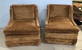 Pair of Gold Arm Chairs