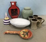 Group of Pottery Decor