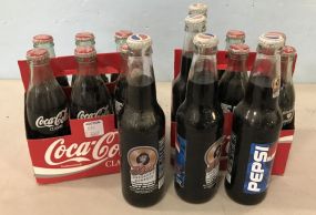 Collectible Coca Cola Bottles and Elvis Pepsi Collectibles Bottles