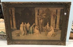 European Painters Scene Print Framed