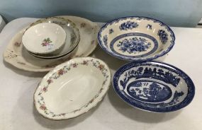 Assorted Collection of Porcelain Platters