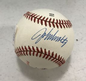 John Smoltz Autograph Rawlings Baseball