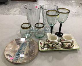 Assorted Glassware and Gail Pittman