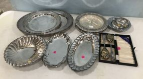 Group of Silver Plate Serving Pieces