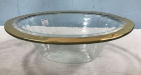 Annieglass Roman 313/310 Medium Wine Bowl