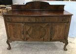 Vintage Ball-n-Claw Mahogany Buffet