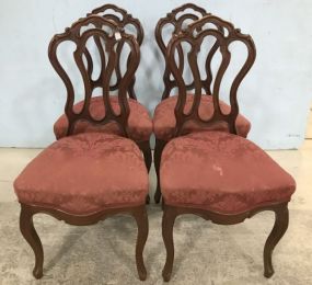 Four Antique French Style Side Chairs