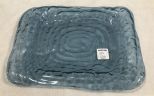 Annieglass Indigo Large Mod Cheese Board