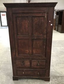 Antique Primitive Hand Made Cabinet