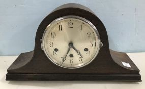 Vintage Oak Mantle Clock