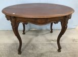 Antique French Style Walnut Parlor Table