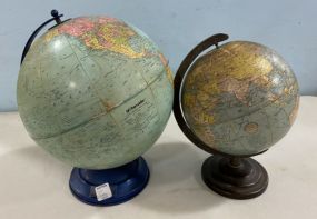 Pair of Vintage Globes by Globemaster