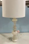 Large Alabaster Contemporary Table Lamp