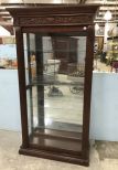 Modern Cherry Display Cabinet