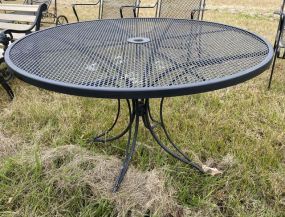 Wrought Iron Patio Table