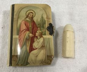 Prayer Book and Holy Water Container