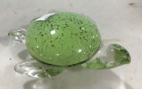 Hand Blown Art Glass Sea Turtle