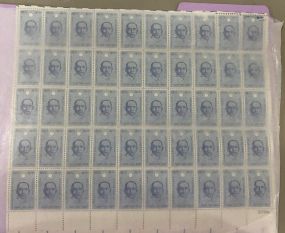 #1188 Republic of China Sheet of 50