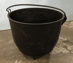 Antique Iron Cooking Pot