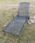 Wrought Iron Patio Lounger