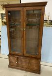 Late 20th Century Pine Gun Cabinet