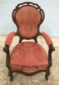 Large French Style Parlor Arm Chair