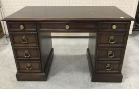 Hekman Cherry Kneehole Writing Desk