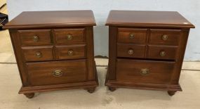 Pair of Broyhill Cherry Night Stand