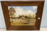 Landscape Farm Painting