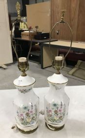 Aynsley Porcelain Vase Lamps