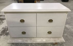 Large White File Cabinet