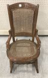 Vintage Eastlake Victorian Style Child's Rocker